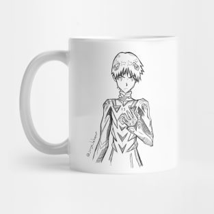 shinji ikari the mecha driver in evangelion Mug